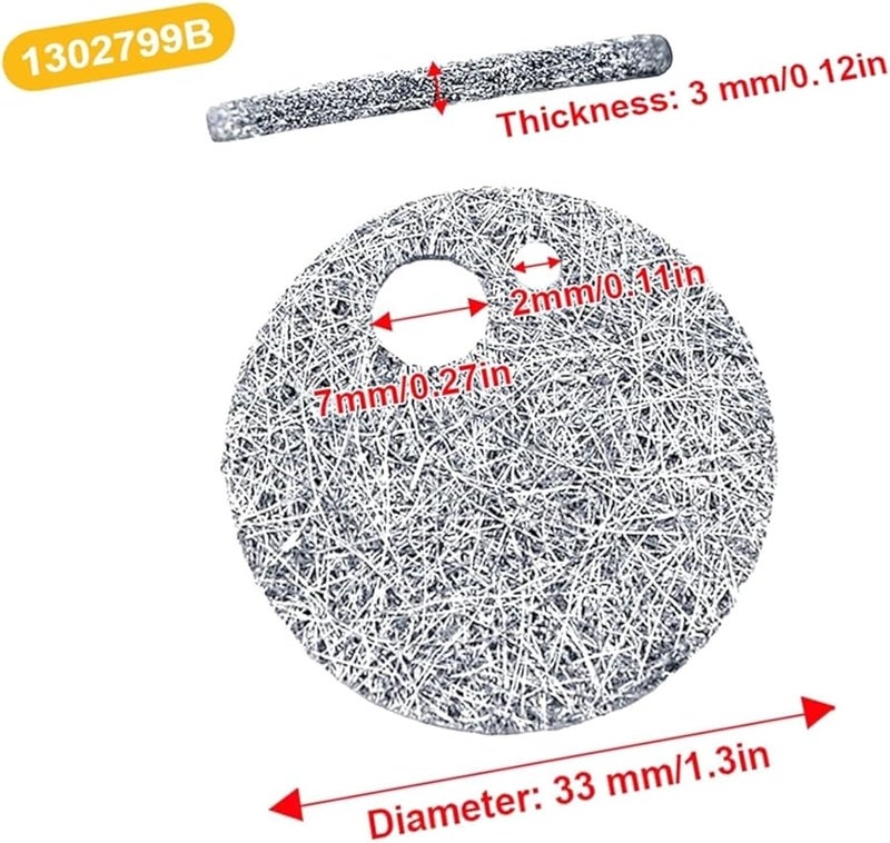 Webasto Air Top 2000 S ST Heater Burner Mesh 33mm Replacement Part 1302799A 1302799B Dual Hole Type - Image 3